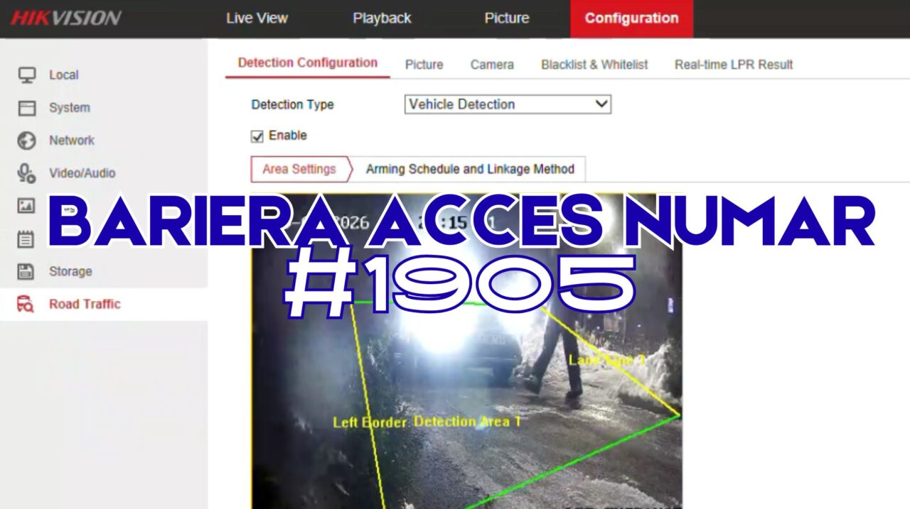 Acces parcare cu numere la OneCenter
