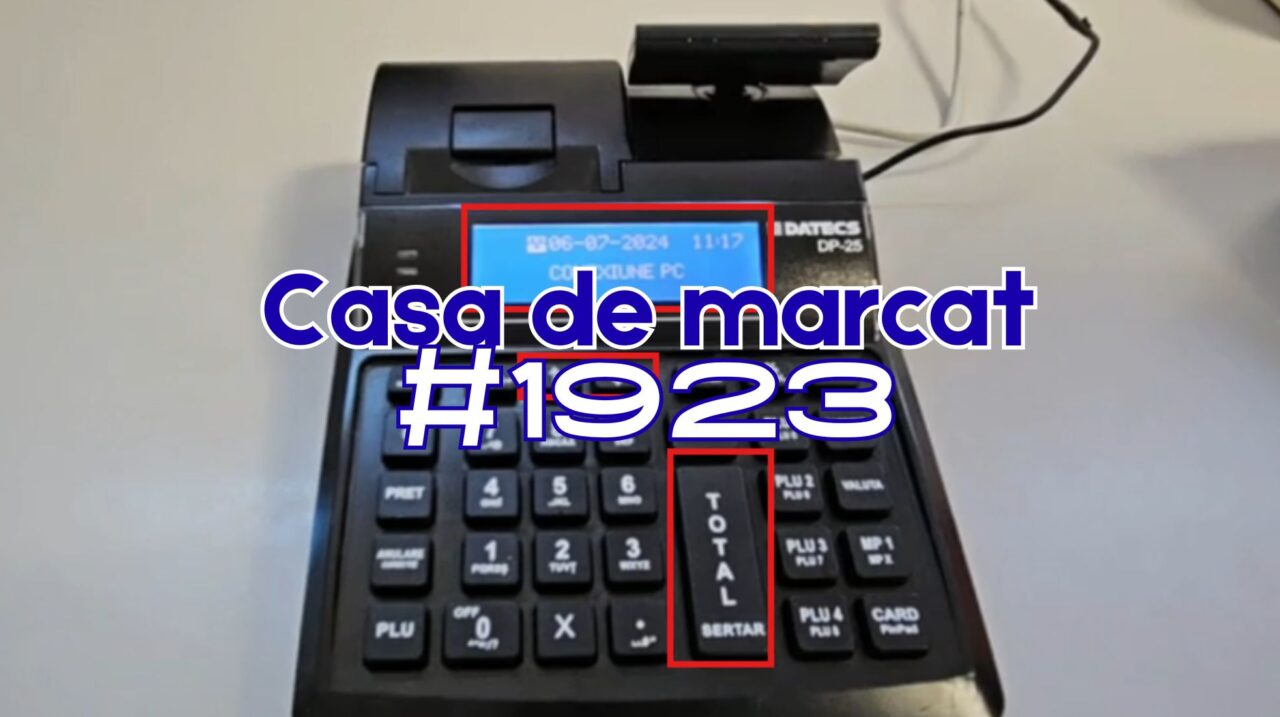 casa de marcat legata gresit