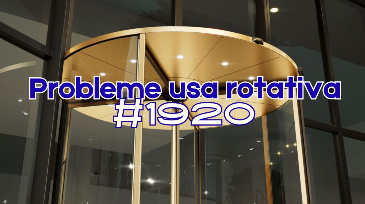 probleme usa rotativa